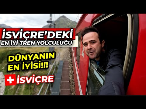 İsviçre'de Buzullara Yolculuk Yaptım - Dünyanın En İyi Tren Rotasına Geldim