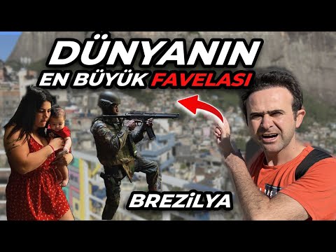 Brezilya'nın En Büyük Favelasına Girdim ! (Karanlıkta Yaşıyorlar)