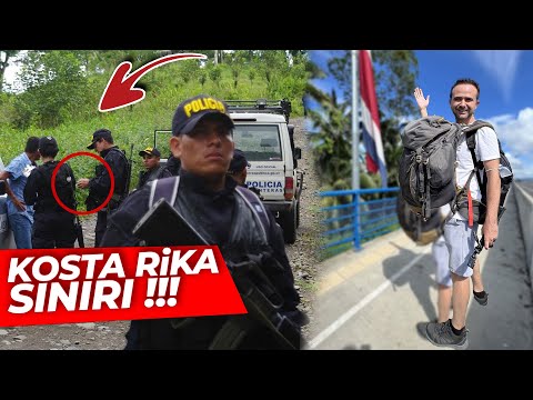 Amerika'da Yürüyerek Sınır Geçtik - 92. Ülkem Kosta Rika'ya Olaylı Girdik