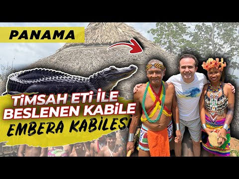 Timsahlar İle Yaşayan Kabile - Emberaları Ziyaret Ettim ( Özel Video )