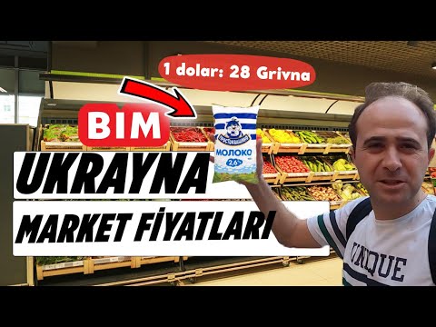Ukrayna'nın BİM'ine Gittim : Sanırsın Ekonomik Kriz Var ! ( Asgari Ücret 7.000 Grivna )