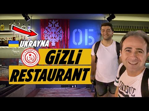 İşte Kiev’deki O Gizli Sovyetlerden Kalan Restoran ( 5 Kişi Yedik İçtik 600 TL )
