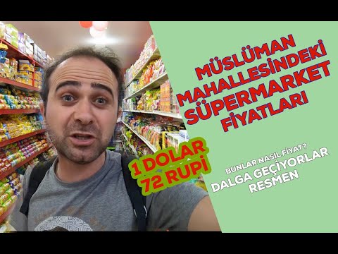Hindistan’da Müslüman Mahallesi Market Fiyatları Gerçek Olamaz?Dalga Geçiyorlar ? (1 Dolar 71 Rupi)