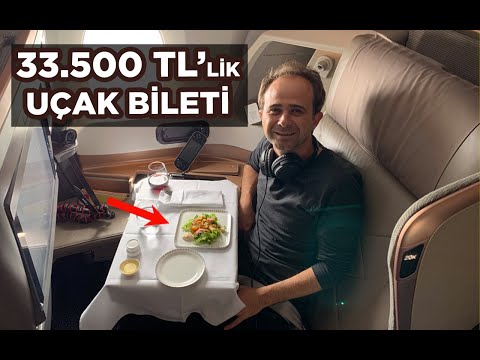 33.500 TL'lik Uçak Biletim : Efsane Singapur Hava Yolları Business Class İncelemesi (5.500 Dolar)