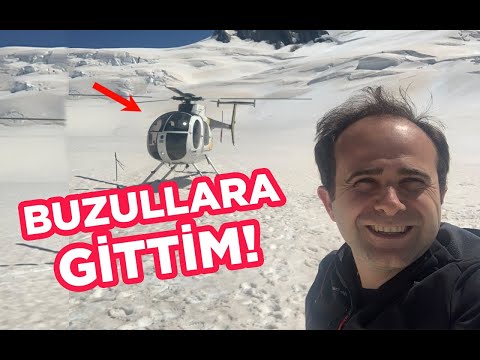 Helikopterle Buzullara Gittim ( 420 DOLAR $$$ )  Değer mi ??? | Yeni Zelanda
