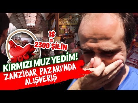 Kırmızı Muz Yedim : Zanzibar Pazarında Alışveriş