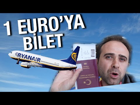 1 Euro'ya Uçak Bileti Satan Firma Rynair | İrlanda