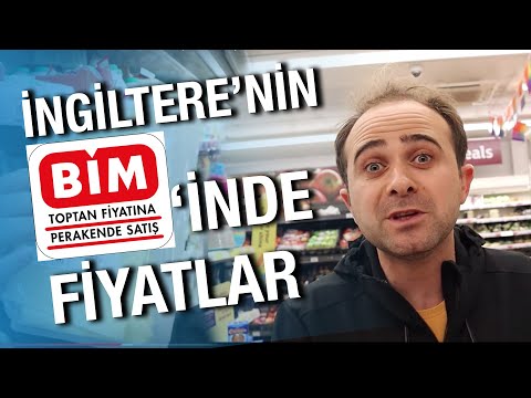 İngiltere'nin BİM'ine Gittim : 1 Pound'a Neler Satıyorlar ! Fiyatlara Şaşıracaksınız !