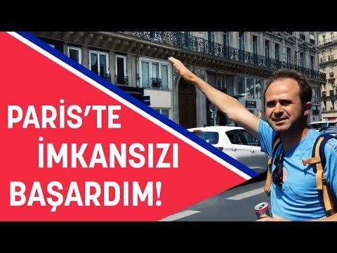 İmkansızı Başardım!  Paris'i Bir Günde Gezdim!