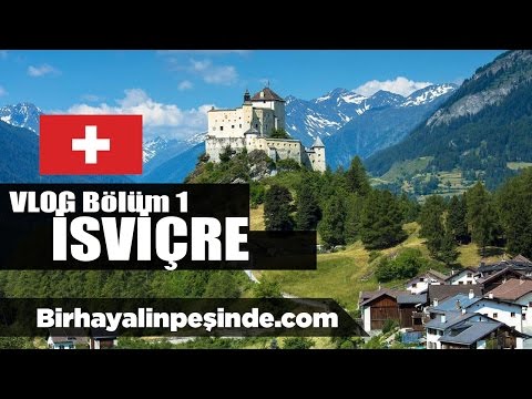 İsviçre'de Gezilecek Yerler : İsviçre Seyahat Vlog Bölüm 1 Zürih-Luzern Rotası
