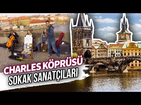 Charles Köprüsü Üzerindeki Sokak Sanatçıları - Prag
