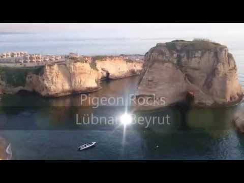 Güvercin Kayalıkları Lübnan-Pigeon Rocks Lebanon
