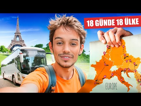 18 Günde 18 Ülkeye Gittim (150 kişi ile beraber)