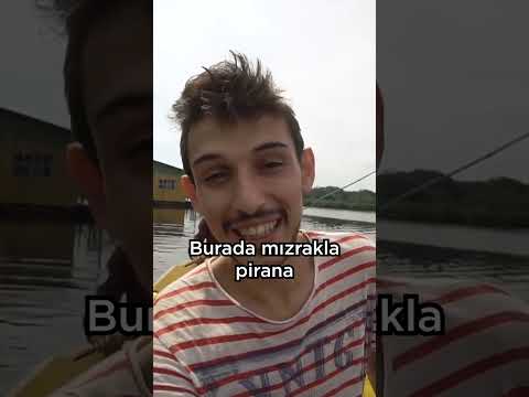 Amazonlar Nehrinde Pirana Avladık