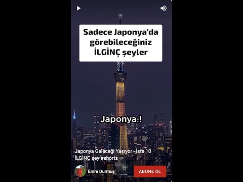 Japonya Geleceği Yaşıyor - İşte 10 İLGİNÇ şey #shorts
