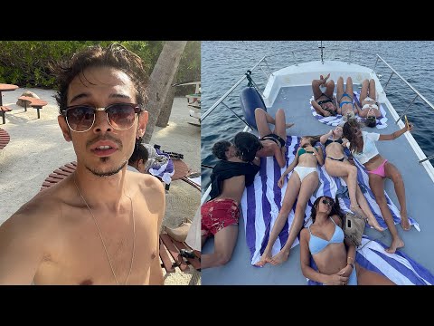 75 kişi Maldivler’e Geldik w/ @planbuse @newdaynewgame @betulcakmakrende @MeryemCanOfficial @YarenAlaca