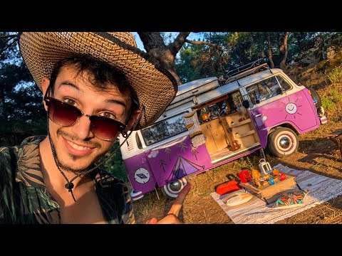 Hippi Karavan Aldım  🚌  (İçine Bayıldım) -  T2 Karavan Turu