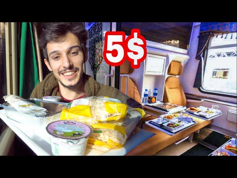 İRAN'da VİP tren yolcuğu yaptım! (5 dolar) - NELER OLDU?