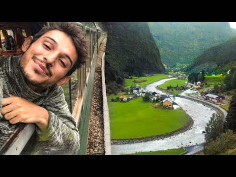 ŞAŞKINA DÖNDÜM! - Dünyanın en güzel TREN yolculuğu Flam Treni, Norveç