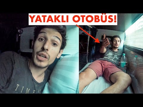 Keşke Türkiye'de olsa dediğim YATAKLI OTOBÜS 'e bindim! (OTEL OTOBÜS)