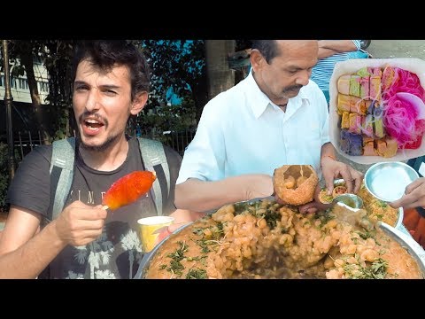 Bakın Hindistan'da Ne Yiyorlar?  Sokak Yemeklerini Nasıl? - MUMBAİ