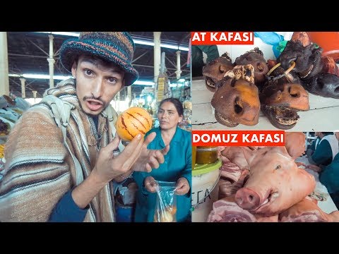 Bakın Bu Pazarda Neler Satılıyor? - Peru'da İlginç Yaşamlar, Sokak Yemekleri, Meyveler