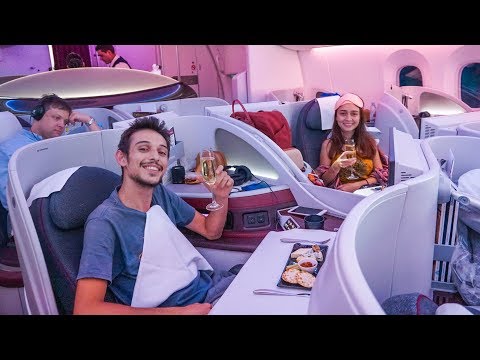 FANTASTİK Business Class VIP Deneyimim! - Qatar Airways Boeing 787-8 Dreamliner İncelemesi