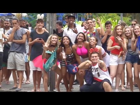 Rio'da İlk Gün Heyecanım ve Renganrek Karnaval Sokakları