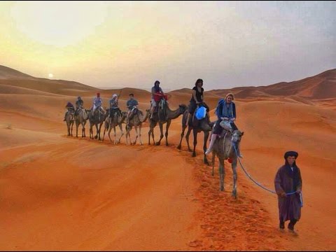 SAHRA ÇÖLÜNDE KAMP YAPTIK!