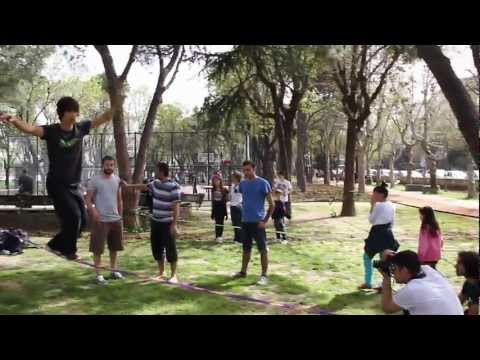 Slackline istanbul activity in kadıköy