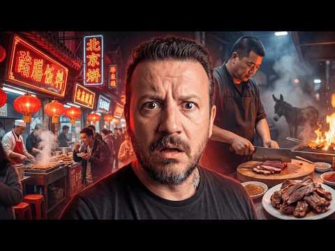 ÇİN SOKAK YEMEKLERİ - EŞEK ETİ YEDİK - PEKİN Gezisi 🇨🇳