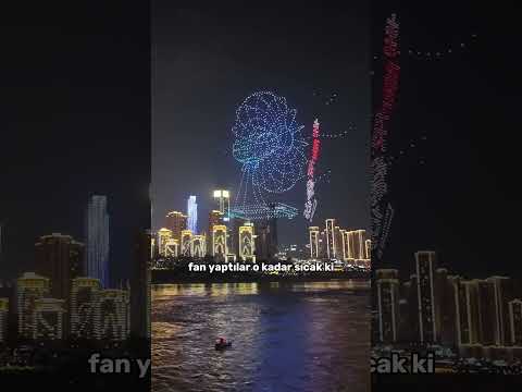 Çin'de Muhteşem Dron Gösterisi | Chongqing