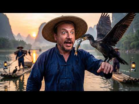 Çin’de Kuşlarla Balık Avı! İlk Defa Böyle Bir Şey Görüyorum!