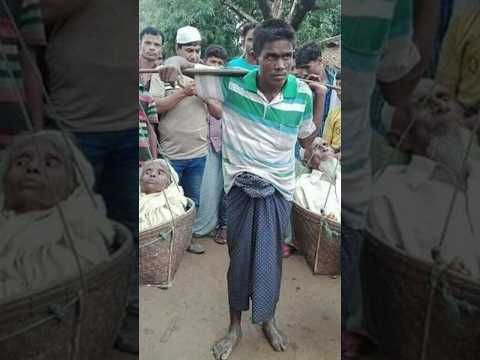 Annesi ve Babasını Kurtarmak için 15 gün taşıdı - Rohingya Soykırımı