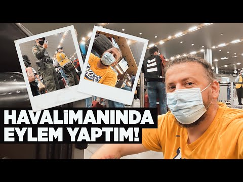 Havalimanında Oturma Eylemi Yaptım! (Polis eylemi bastı) | Bogota - Kolombiya