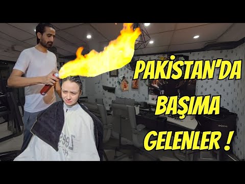 Hayatımın En GERGİN Kuaför Macerası - Pakistan'da Saçımı Yaktılar!