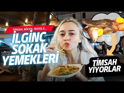 Tayland'ın İLGİNÇ Sokak Yemeklerini Deniyorum!