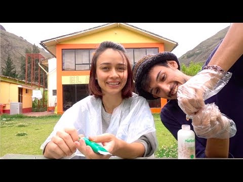 ERKEK ARKADAŞIM SAÇLARIMI BOYADI! (Seyahatte Saç Bakımı)