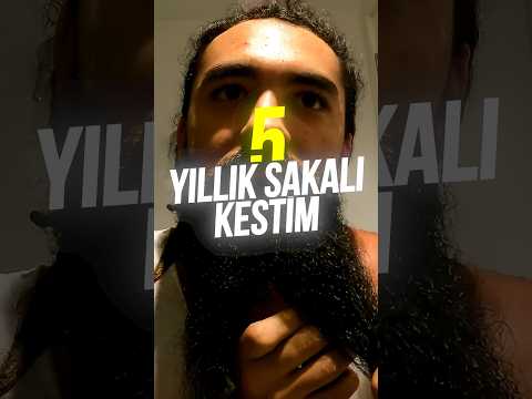 5 Yıllık Sakalımı Kestim! 🧔🏻🪒