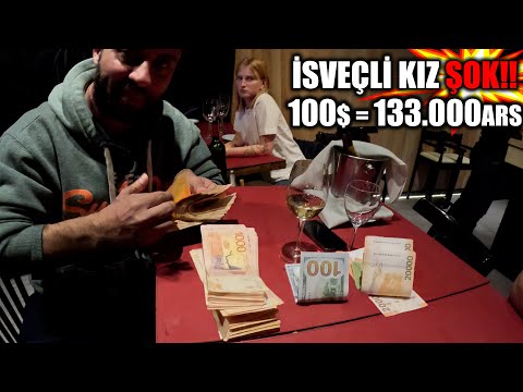 Arjantin Ekonomisi Çöktü mü? 100 Dolar = 133.000 Peso! 🇦🇷 ~680