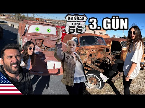Kansas'a Kadar 1000km Geldik - BOL YEMEKLİ (Route 66) 🇺🇸 ~623