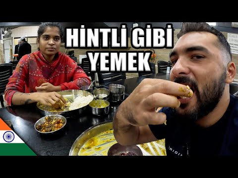 Hindistan'ın BAMBULU Tepsi Yemeğini ELLE Yedim! 🇮🇳 ~580