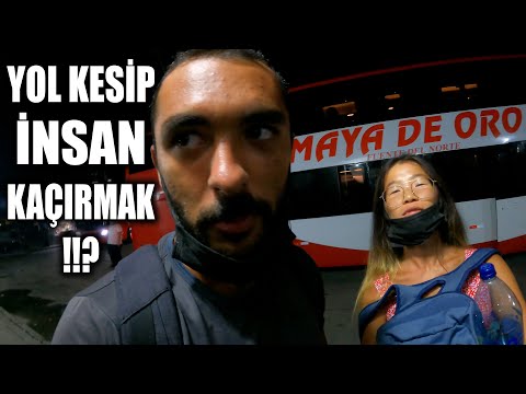 Tehlikeli Gece Yürüyüşü & Gece Otobüsü Yolculuğu 🇬🇹 ~418