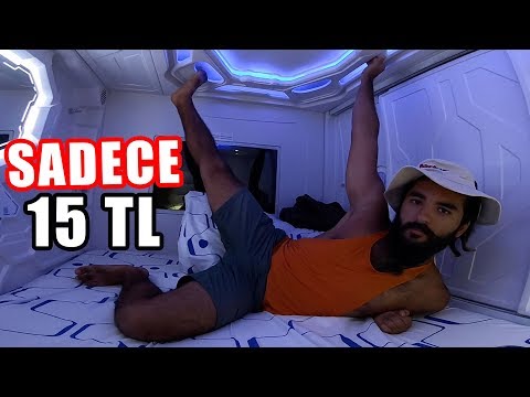 Dünyanın En Ucuz KAPSÜL OTELİNDE KALDIM !!