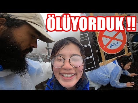 JAPONYA Fuji Dağına KAÇAK TIRMANMAK !! (KIÇIMI KIRDIM)~159