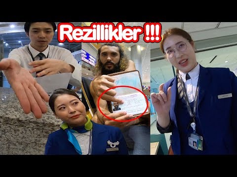 KORE'NİN REZİL HAVAYOLU ŞİRKETİ AIR BUSAN (Para teklif ettiler!) ~144