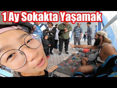 Koreli ile 1 Ay SOKAKTA Yaşamak !! Hong Kong POLİS BASTI ~129