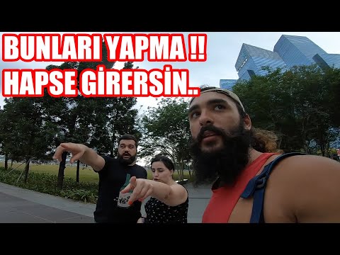 SAKIZ ÇİĞNERSEN HAPSE GİRERSİN !! YASAKLAR ÜLKESİ SİNGAPUR ~126