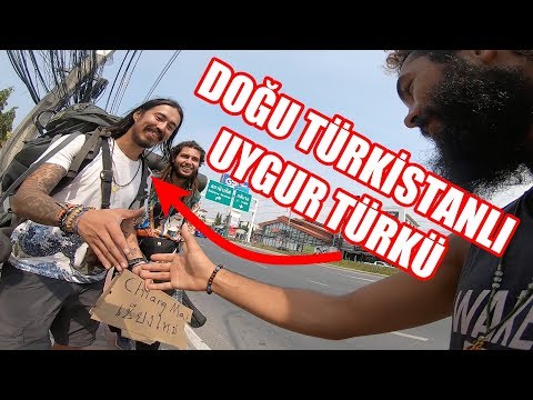 Doğu Türkistanlı ile TAYLAND'da OTOSTOP (30km YÜRÜMEK) ~102