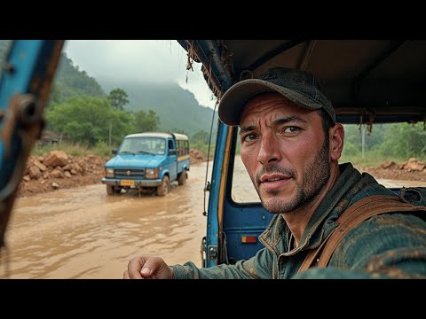 SELİN Vurduğu Ülkede TUKTUKLA İlerlemeye Çalışıyorum! BU ÜLKE ÇAMUR ALTINDA!